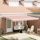 vidaXL Mehrfarbige Terrassen-Zelt 4.5x3m
