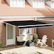 vidaXL Awning fabric Black