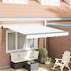 vidaXL Awning fabric White