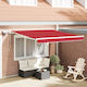vidaXL Awning fabric Red