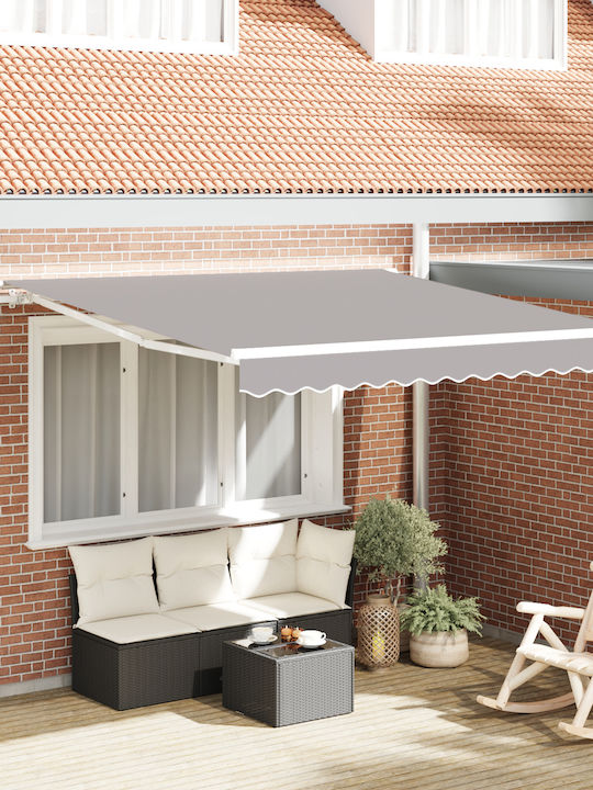 vidaXL Schelet De Copertină Terasă Cu LED 3x2.5m