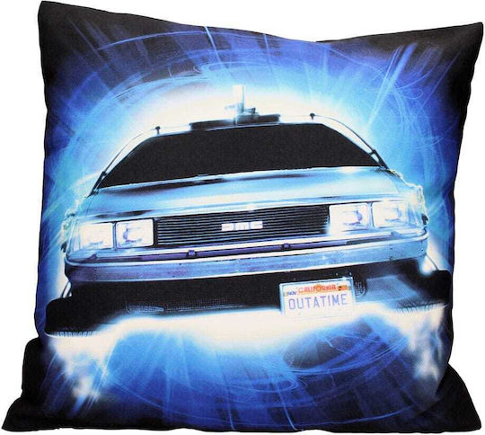 Zurück in die Zukunft Delorean Roads Kuschelkissen 45cm