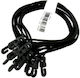 Stairville Spannfix Ø 4mm Black 12 Pcs