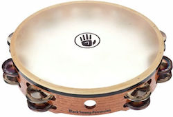 Black Swamp Percussion Tamburin 10 Zoll mit Natürlichem Leder Material