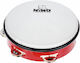 Nino Percussion Tamburină 8" Abs Tamburină Roșie 8"