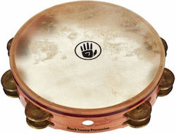 Black Swamp Percussion Tamburin 10 Zoll mit Natürlichem Leder Material