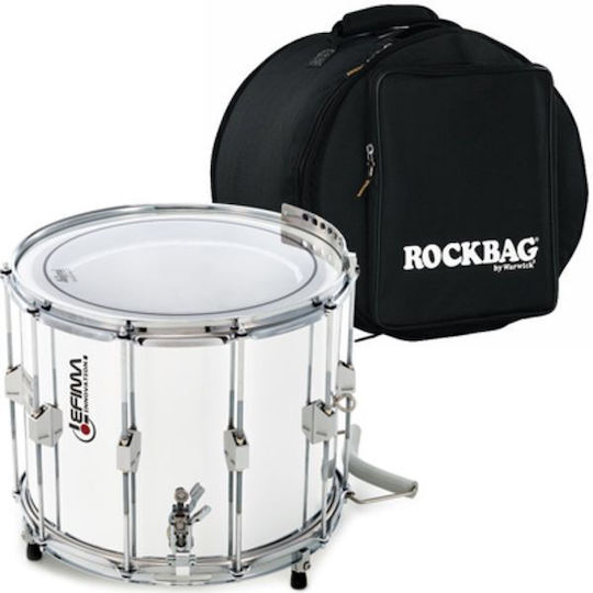 Lefima Parade Drum 14 Inches in Silver Color