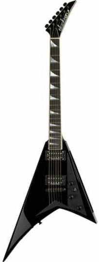Jackson Rr1t Randy Rhoads Bk Електрическа Китара Flying V с HH Конфигурация на Пикапите Черно с Калъф