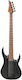 Solar Guitars Elektrische Gitarre Stratocaster Schwarz