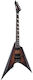 ESP Ltd Arrow Qm Dark Elektrische Gitarre Fliegendes V Bersten