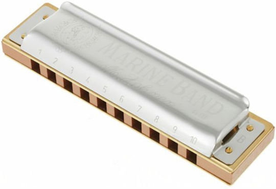Hohner Διατονική Φυσαρμόνικα Marine Band Classic B Τονικότητας High B Μινόρε