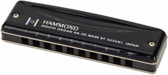 Suzuki Διατονική Φυσαρμόνικα Hammond B (h) Τονικότητας High B