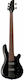 Harley Benton Electric Bass Bk Progressive Series Fretless