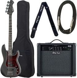 Harley Benton 4χορδο Ηλεκτρικό Μπάσο Deluxe Series Bundle 3