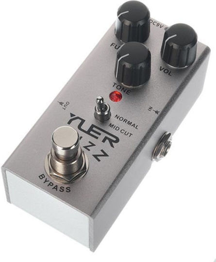 Yuer RF-10 Pedală Efectul Fuzz Chitară electrică și Bas electric Gri