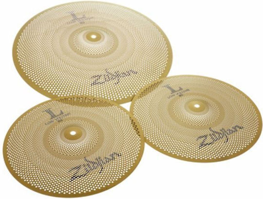Zildjian Becken-Sets L80 Low Volume (13" Hi-Hat, 18" Crash/Ride)