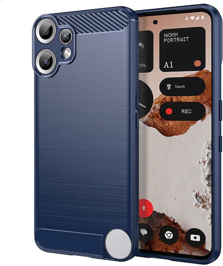 Techsuit Carbon Stoßstange Silikon / Kunststoff Blau (Nothing Phone 2)