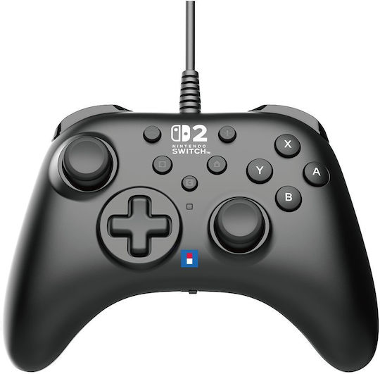 Hori HORIPAD Turbo Wired Gamepad for Switch 2 Black