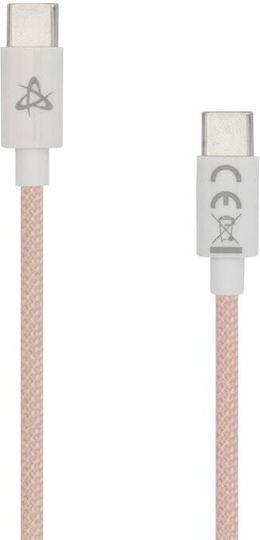 Sbox Cable Typec-1-p Usb C M To Usb C M 60w 1m Pink