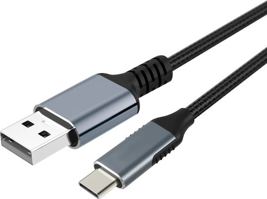 Vcom Cu405m-1.8m кабел USB A M към USB C M 1.8m екраниран черен
