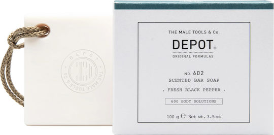 Depot 600 Body Solutions No 602 Botanical Complex Cleansing Fresh Black Pepper Scented Soap Bar 100 G