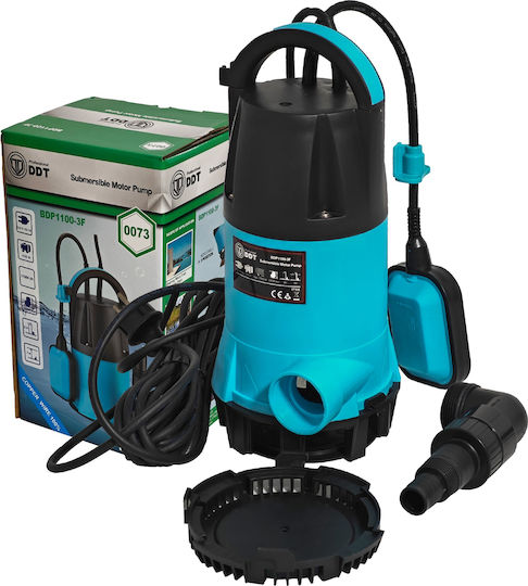 Pompa submersibilă pentru apă curată și murdară Ddt Bdp1100-3f 3-în-1 1100W