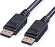 Roline DisplayPort Cable 11.99.5766 DisplayPort Male To DisplayPort Male 4096x2560 @60Hz 10m Black