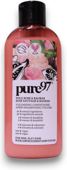 Șampon pentru păr Pure97 cu trandafir și baobab, volum, 200 ml