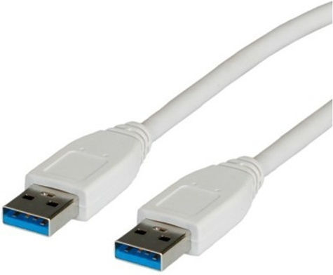 Roline Cable 11.99.8975 Usb 3.0 A M To Usb A M 1.8m White