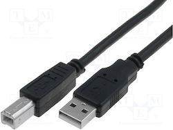 Vcom Cu201-b-1,8m Kabel USB-A M zu USB-B M 1,8m Schwarz
