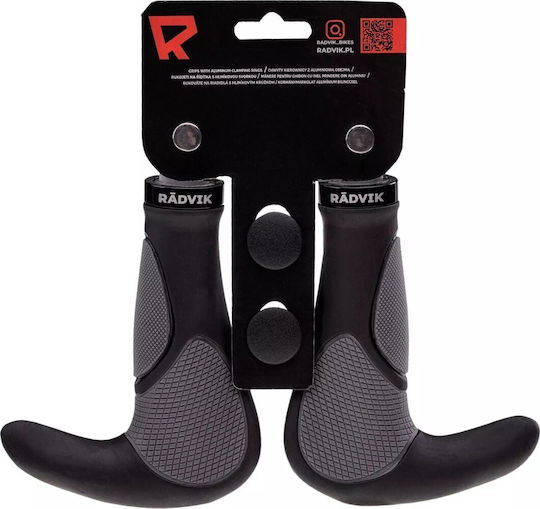 Radvik 92800515826 Fahrradlenkergriffe σε Schwarz Χρώμα
