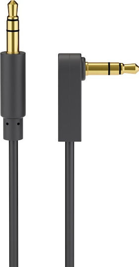 Goobay Καλώδιο Ήχου 3.5mm male - 3.5mm male Μαύρο 5m 59526