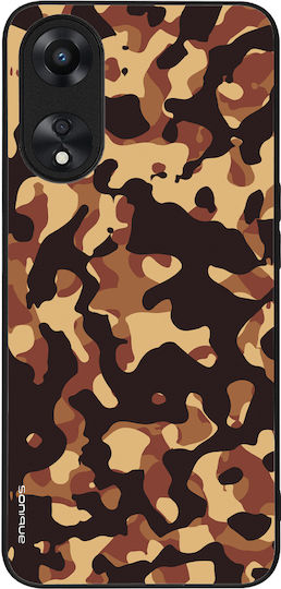 Sonique Camouflage Army Series Case for Oppo A78 5G Brown 01