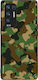 Калъф Sonique Camouflage Army Series за Oppo Find X3 Neo 5G Зелен
