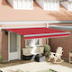 vidaXL Awning fabric Red