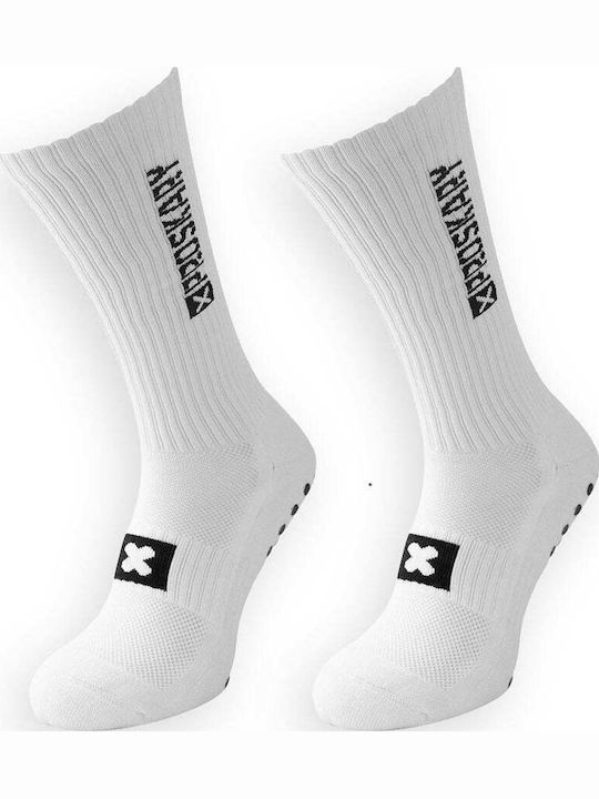 Proskary Non-slip Kids' Long Socks White