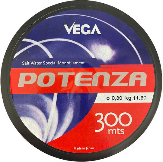 Fir de pescuit Vega Potenza 300m Transparent 0.40mm