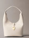 Damen Hobo Tasche Beige
