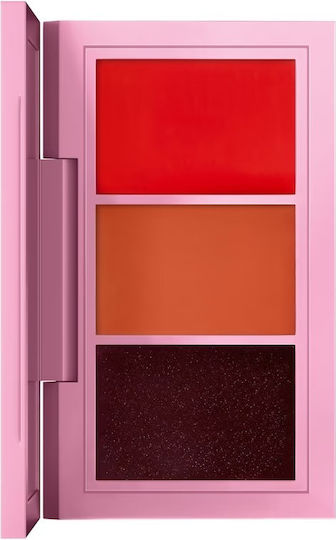 M.A.C Love Lip Palette Matte Bright Orange Warm Nude Deep Purple 3g