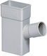 Τάφ Αποχέτευσης 6x10x50 Πλάγιο Γκρί Drivaplast