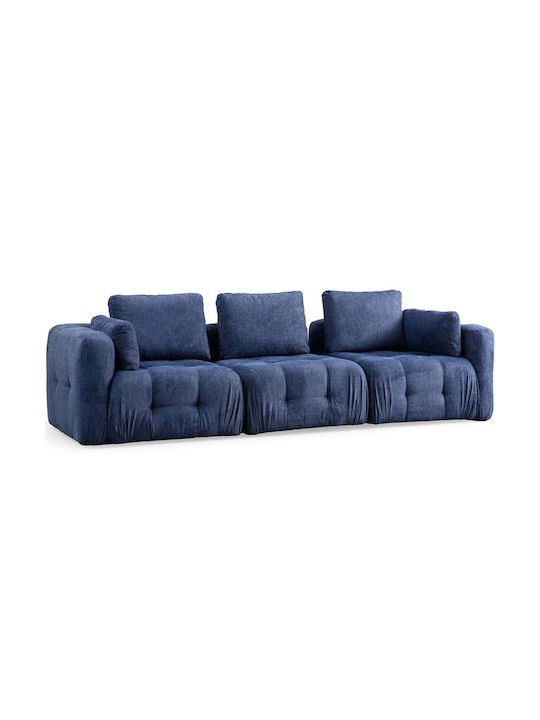 Amaris Dreisitzer Sofa Marineblau 290x100x65cm