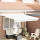 vidaXL Awning fabric White