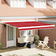 vidaXL Awning fabric Red