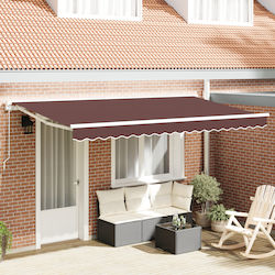 vidaXL Τεντόπανο Καφέ 4x2m vidaXL Τεντόπανο Καφέ 4x2m