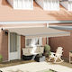 vidaXL Awning fabric Beige 3x4m