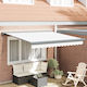 vidaXL Awning fabric White