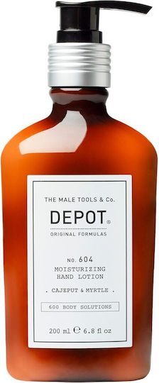 Depot 600 Body Solutions Nr 604 Loțiune De Hidratare Cu Glicerină Zi Cajeput Și Mur Mâini 200 Ml