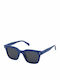 Zadig & Voltaire Unisex Sunglasses with Purple Plastic Frame and Gray Lens