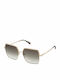 Zadig & Voltaire Women's Sunglasses with Gray Metal Frame and Gray Lens