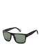 Prive Revaux Unisex Sunglasses with Black Plastic Frame and Black Lens